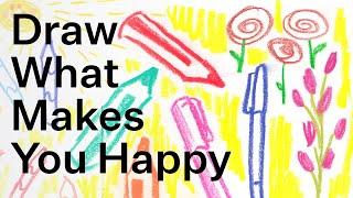 Draw what makes you happy, Live Drawing Party May 29