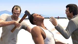 GTA V PC Trevor Kills Franklin And Michael (Editor Rockstar Movie Cinematic Short Film)