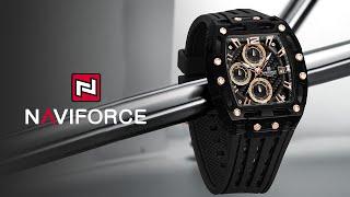 LATEST DESIGN OF June 2024丨NAVIFORCE Watch NF7105 Quartz Chronograph Movement New Arrival Display