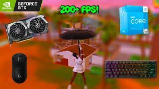 GTX 1660 SUPER + i3 13100f in Fortnite | Performance mode FPS test