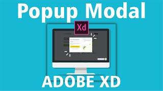 Learn to create popup overlay modal in Adobe XD