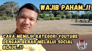 Cara Memilih Kategori YouTube dengan Benar melalui Social Blade. #tutorialyoutube #algoritmayoutube