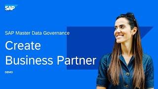 How to Create a Business Partner | SAP Master Data Governance, Cloud Edition | SAP BTP