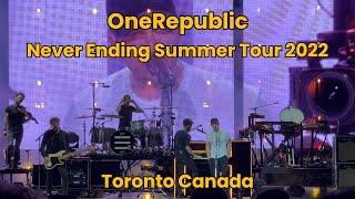 OneRepublic Never Ending Summer Tour 07/27/2022 Toronto Canada