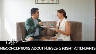 COFFEE TALK: Common Misconceptions about Nurses & Flight Attendants w/ Vlogger Hex Orbeta