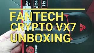 fantech Crypto Vx7 Unboxing ▶ Mouse Fantech Crypto Vx7 2020