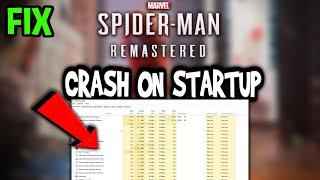 Spiderman Remastered – How to Fix Crash on Startup – Complete Tutorial