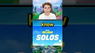 Fortnite Reload Solos REVEALED  #fortnite