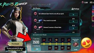 Cyber Point Reward In PUBG mobile | Get Free Material in Cyber Week and Amazing Rebate