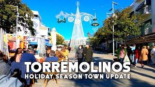 Torremolinos Spain Holiday Season Town & Beach Update December 2021 Costa del Sol | Málaga [4K]