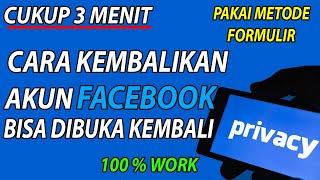 AKUN FB BERHASIL KEMBALI!  Cara Mengembalikan Akun Facebook 2024