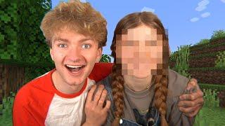 Minecraft, But My Girlfriend Face Reveals...
