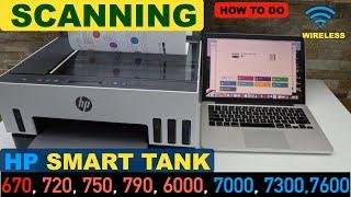 HP Smart Tank 670, 720, 750, 790, 6000, 7000, 7300, 7600 Scanning | Save As PDF File | HP Printers.