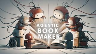 8+ Agents work together to author a book + audiobook + book webpage