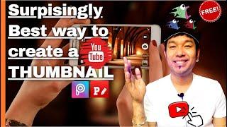 THUMBNAIL MAKER || BEST WAY TO CREATE A YOUTUBE THUMBNAIL ||  FREE  || NO WATERMARK || TouRon TV