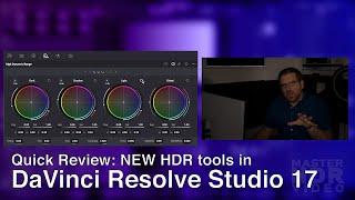 HDR tools in DaVinci Resolve Studio 17