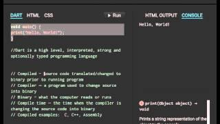 Dart Computer Programming for Beginners:  01 Introduction