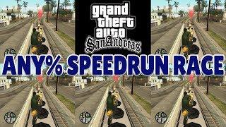GTA San Andreas Any% Speedrun RACE!
