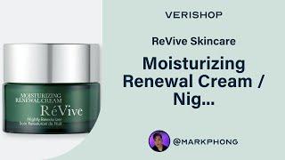 ReVive Skincare Moisturizing Renewal Cream / Nightly Retexturizer Review