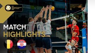 Belgium vs. Croatia - Match Highlights I European Golden League Men 2024