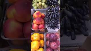 Amazing fruits удивительные фрукты от Камран Shorts Папайя клубника черешня ананас #шортс #личинки