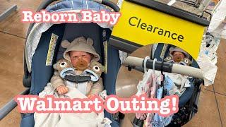 Everything On Clearance! Reborn Baby Walmart Outing With Honey!