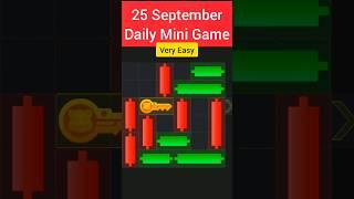 25 September Mini Game | Hamster kombat mini game | today's mini game | Minigame play | New Minigame