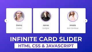 Create A Draggable Card Slider in HTML CSS & JavaScript