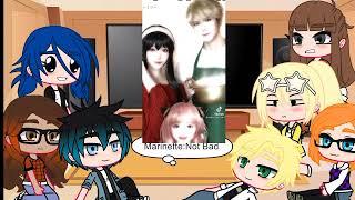 Miraculous LadyBug | MLB | React To Marinette's As Yor Forger In The Future | MLB X SXF | Full HD