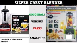 Silver Crest Blender: Original Versus Fake Analyzed In High degree