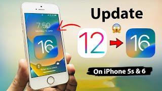 Update iOS 12 to iOS 16 || Install iOS 16 on iPhone 6 & 5s & 6s