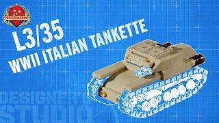 L3/35 Italian Tankette - Brickmania Designers Studio