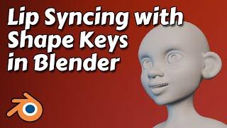 Lip syncing with shape keys in Blender