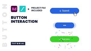 Button Interaction in Adobe XD with Lottie Animations Tutorial 2022