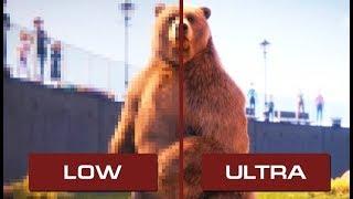 Planet Zoo - Low vs Ultra Graphics [Gameplay Comparison]