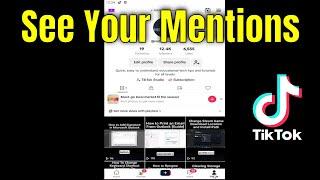 How To See Your Mentions On TikTok [Guide]