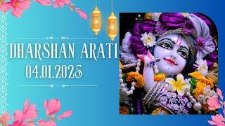 Darshan arati  || ISKCON HBR Layout Bengaluru || 04.01.2025