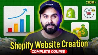 Shopify Full Course 2024, Create Shopify Store Step by Step