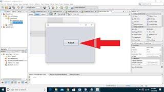How To Close JFrame On Button Click Java Swing NetBeans