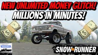 SnowRunner - NEW UNLIMITED MONEY GLITCH! (Millions In Minutes!)