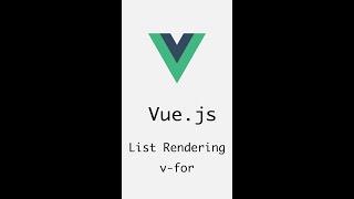 #8 v-for | List Rendering | Vue.js | Frontend | Take it easy #shorts