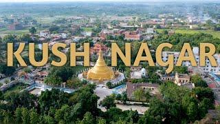 Kushinagar Airport | Places to visit in Kushinagar | Land of Buddhism |  Drone View