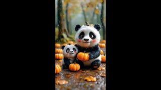 Do you know what Mom and I are eating#animals #panda #ai #aiart#aipanda #shorts #cute