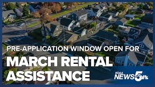 Pre-application window for March round of rental assistance now open