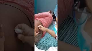 im Injection vlog video| girl Injection vlog on hip| Injection vlog new| Injection in bum Real video