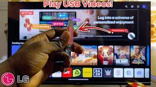 LG Smart TV: How to Play USB Videos