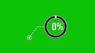 Unique callout percent 10%, 20%...100% green screen | Magic green screen