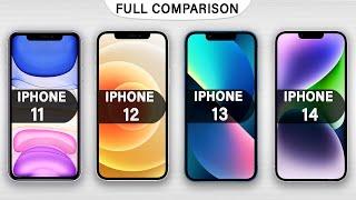 iPhone 11 Vs iPhone 12 Vs iPhone 13 Vs iPhone 14 Specs Review in 2024