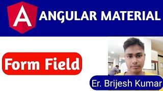 Mat Form Field | How to use Angular Material Form Field Tutorial | Material Tutorial and guidance