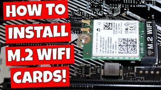 How To Install M.2 E Key WiFi & Bluetooth Card In Desktop PC